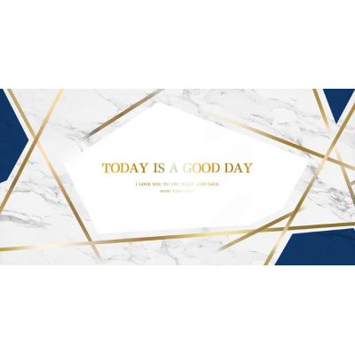 Скатертина з ПВХ для кухні та їдальні, кухонне покриття з принтом "Today is a good day", 60*90 см Скатертина з ПВХ для кухні та їдальні, кухонне покриття з принтом "Today is a good day", 60*90 см
